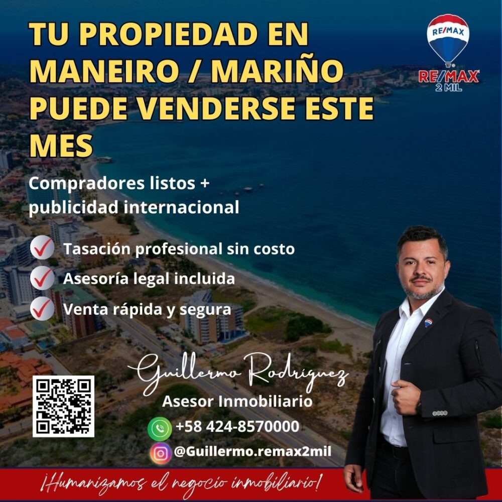 Tu Propiedad en Maneiro o Mariño Puede Venderse Este Mes