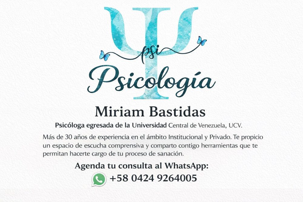 Psicóloga Miriam Bastidas